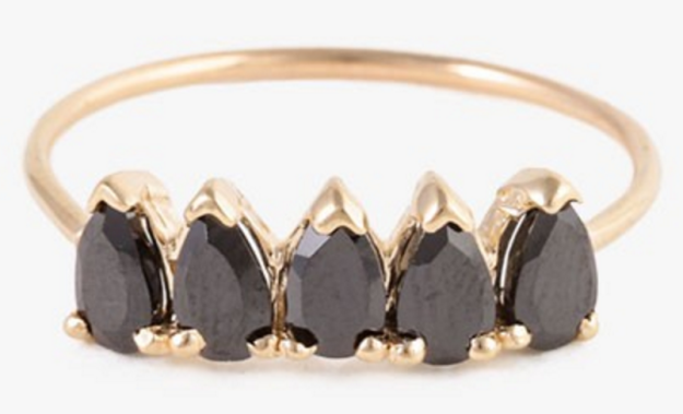 A black onyx ring that matches your dark humor and outlook on life.