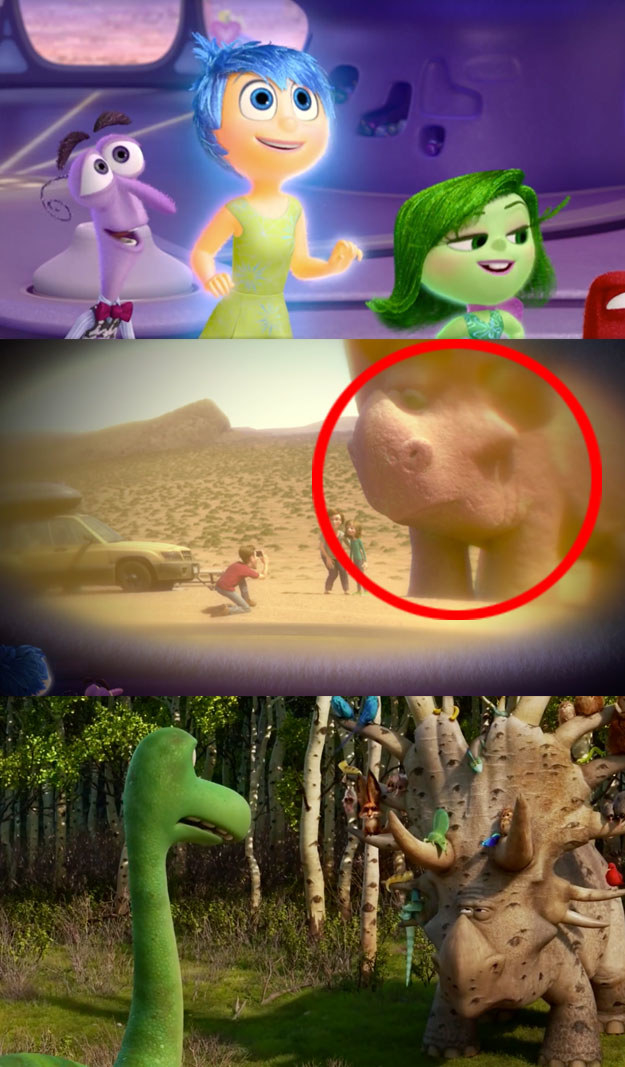 ...or the the Inside Out connection to Forrest Woodbush from The Good Dinosaur.