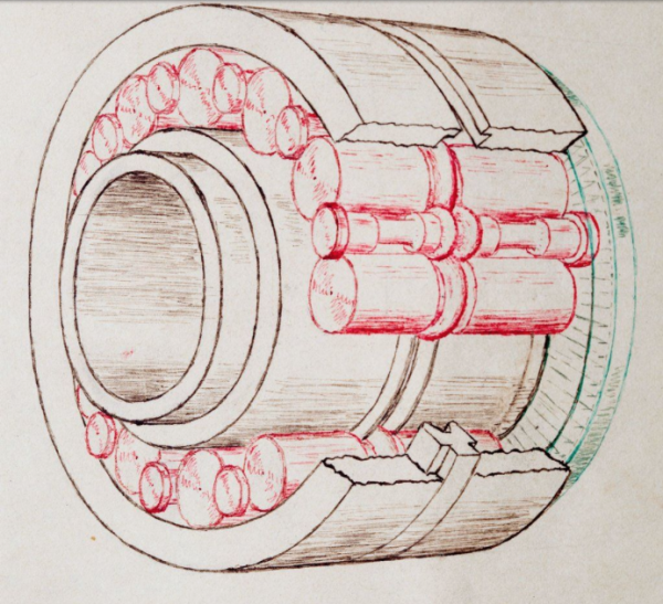 A different view of one of the patent drawings.