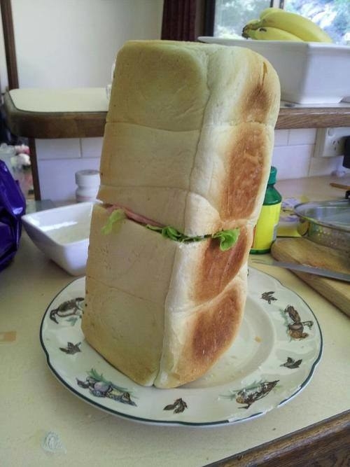 This sandwich artist who went just a touch too heavy on the bread.