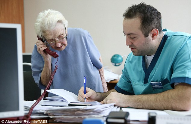 Never too experienced to get stuck into the little jobs, the super-doctor still answers phones
