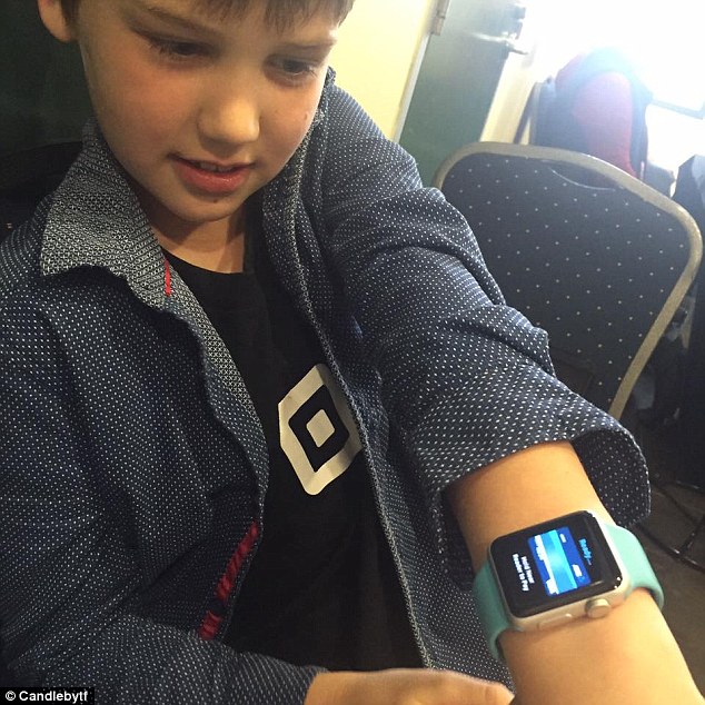 The Melbourne schoolboy was determined to buy an Apple watch when he started the operation