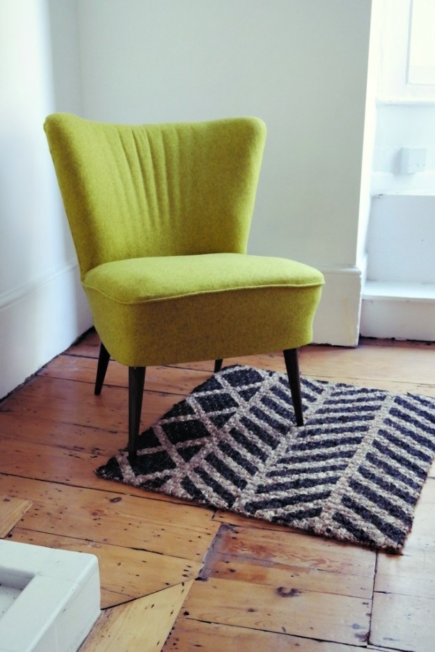 Liven up an Osted rug with a patterned coat of paint.
