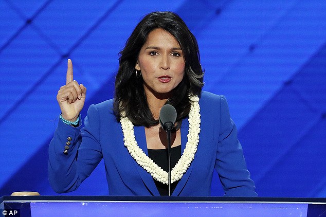 Congresswoman Tulsi Gabbard, a US Army major who serves in the Hawaii National Guard, said she was 'very disturbed' by CNN using its influence to tarnish the good name of Hindus