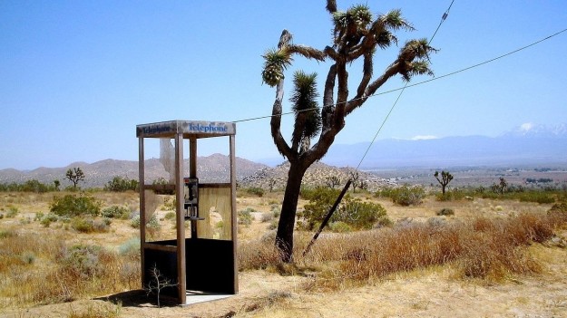 This Mojave phone booth that was literally in the middle of nowhere.