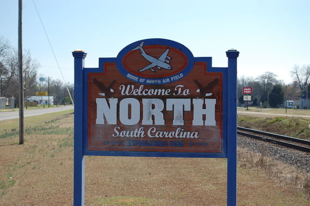 This town called North in South Carolina.