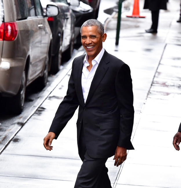 And not surprisingly, a stress-free life looks damn good on Barack as well.