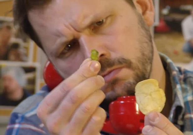 Food Unwrapped's Matt Tebbutt looked into why some crisps end up green