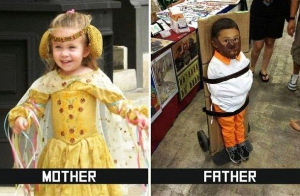 moms versus dads mothers fathers funny differences 7 Proof that moms and dads have far different views on how to raise their children (25 Photos)