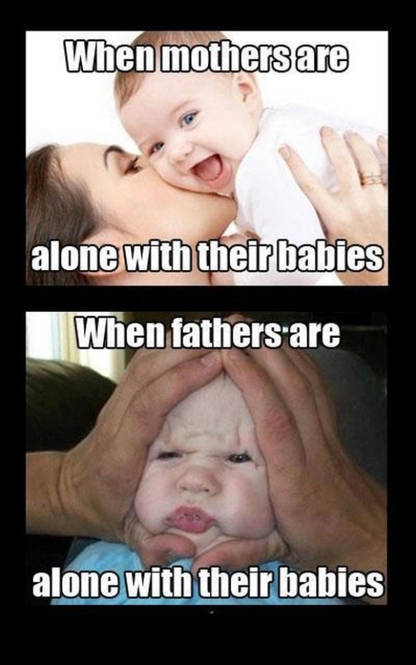 moms versus dads mothers fathers funny differences 20 Proof that moms and dads have far different views on how to raise their children (25 Photos)