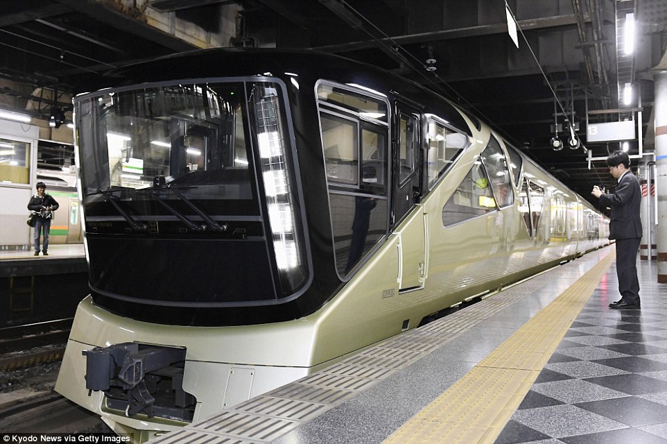The luxurious Train Suite Shiki-Shima set to launch this May and was designed by an automobile expert behind various Porsche, Ferrari and Maseratis
