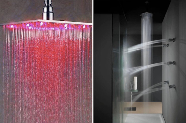 Futuristic showerhead.