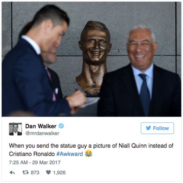 the internet is dying at cristiano ronaldos statue unveiling 18 photos 24 The internet is dying at Cristiano Ronaldos statue unveiling (17 Photos)