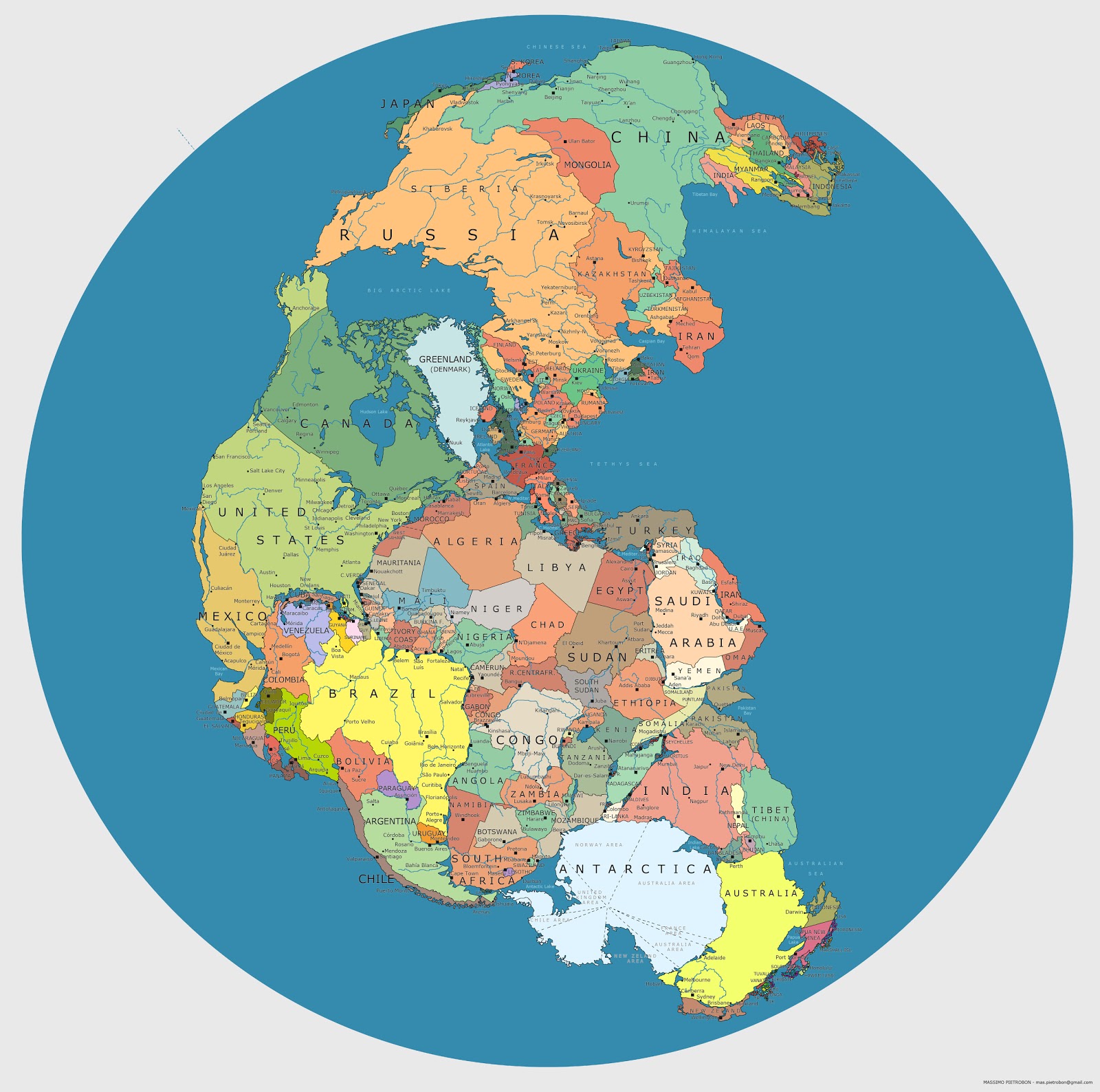 This Is What The World Looked Like 300 million Years Ago pangea politik 1