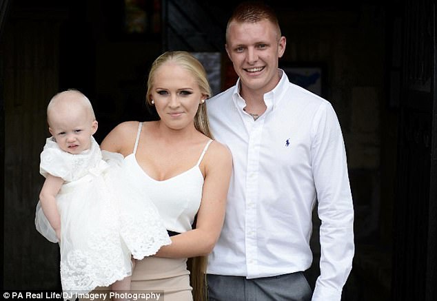 Lianne with her partner Ryan and daughter Faith