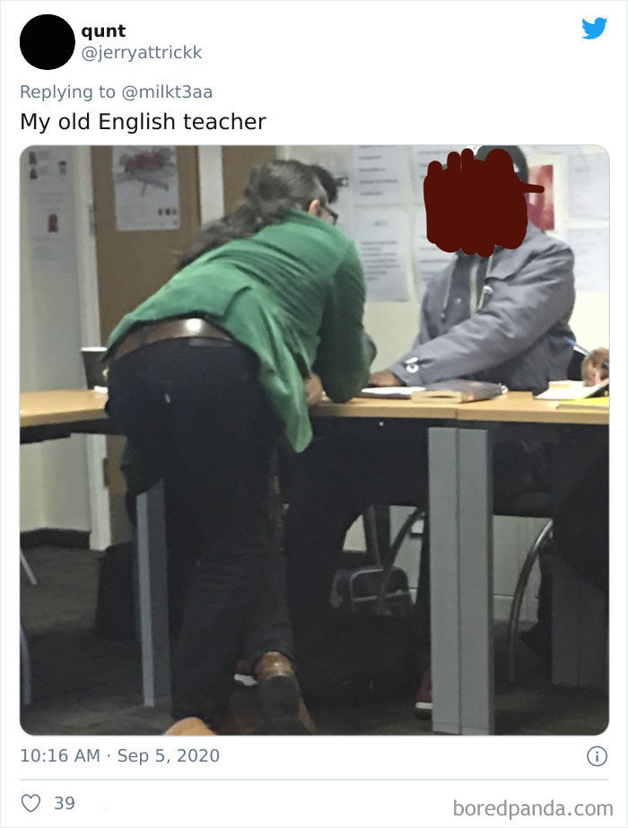 老师超怪姿势