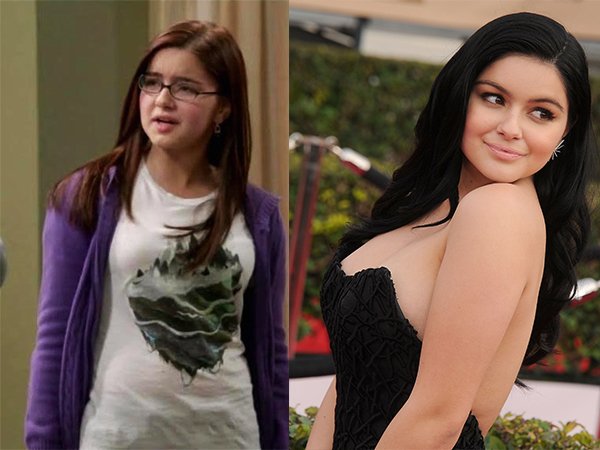 You probably remember 18-year-old Ariel Winter from the hit tv show Modern Family. But just like most young actors, she grew up faster than most. Ariel went from sweet, nerdy daughter on the show to a busty, beautiful actress in Hollywood. I know what you