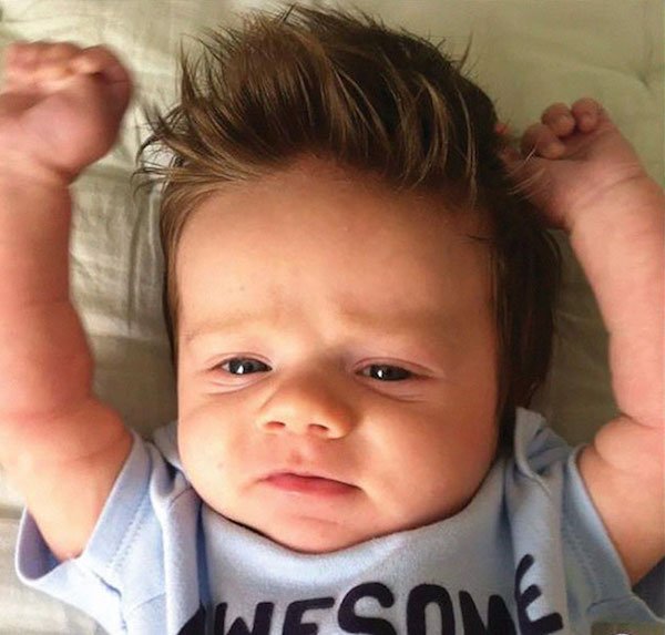 funny hairy babies 1 57051fcc9813a  605 Babies with adult heads of hair are the stuff of legend (30 Photos)