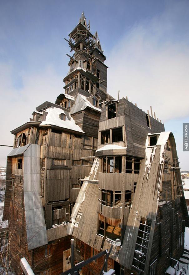 31. 木製 Gagster樓（Archangelsk，俄羅斯）