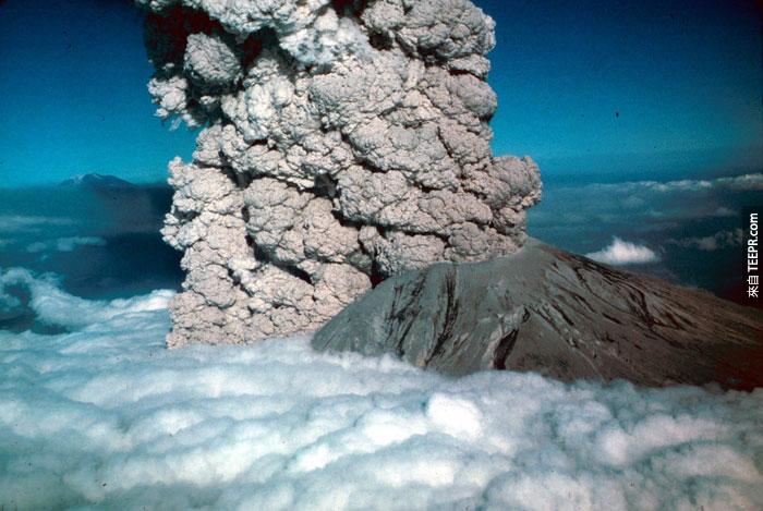 8）聖海倫火山噴發，1980（美國）
