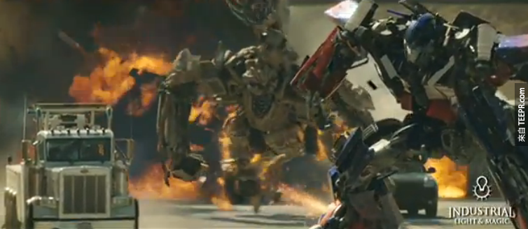 Transformers obviously had a lot of CGi.