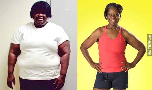 10.) Brenda Smith (43歲 - 來自 Lithia Springs，喬治亞州)  – 減掉93.5公斤。