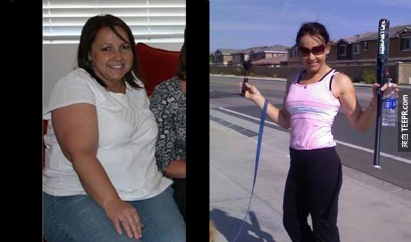 4.) LeAnne Richards (48歲 - 來自 Hesperia，加州) – 減掉41公斤。