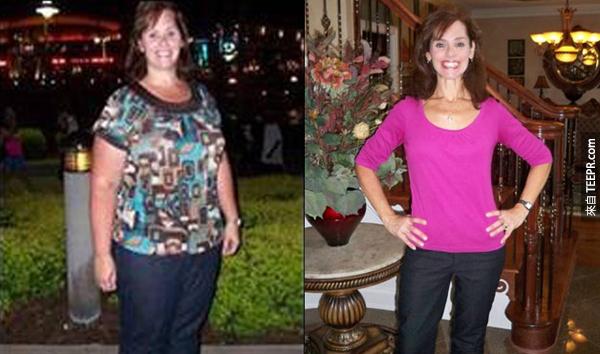 8.) Mary Darcy (41歲 - 來自夏洛特市，北卡羅來納州) – 減掉69公斤