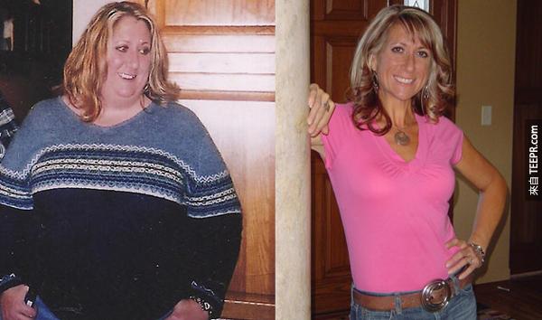 9.) Terri Fisher (40歲 - 來自蘇福爾斯，南達科他州)  – 減掉91公斤。