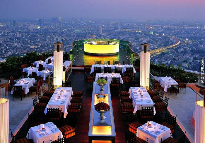 Sirocco Restaurant - Bangkok, Thailand