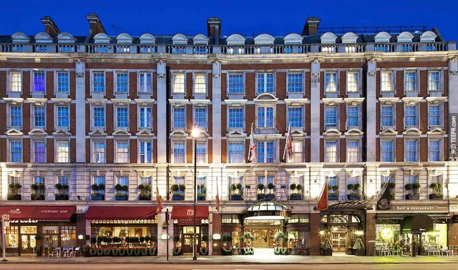 酒店41，英國倫敦  這是倫敦最好的酒店，距離白金漢宮只有幾米。這家酒店從1815起就已經進駐各式各樣的商店。
