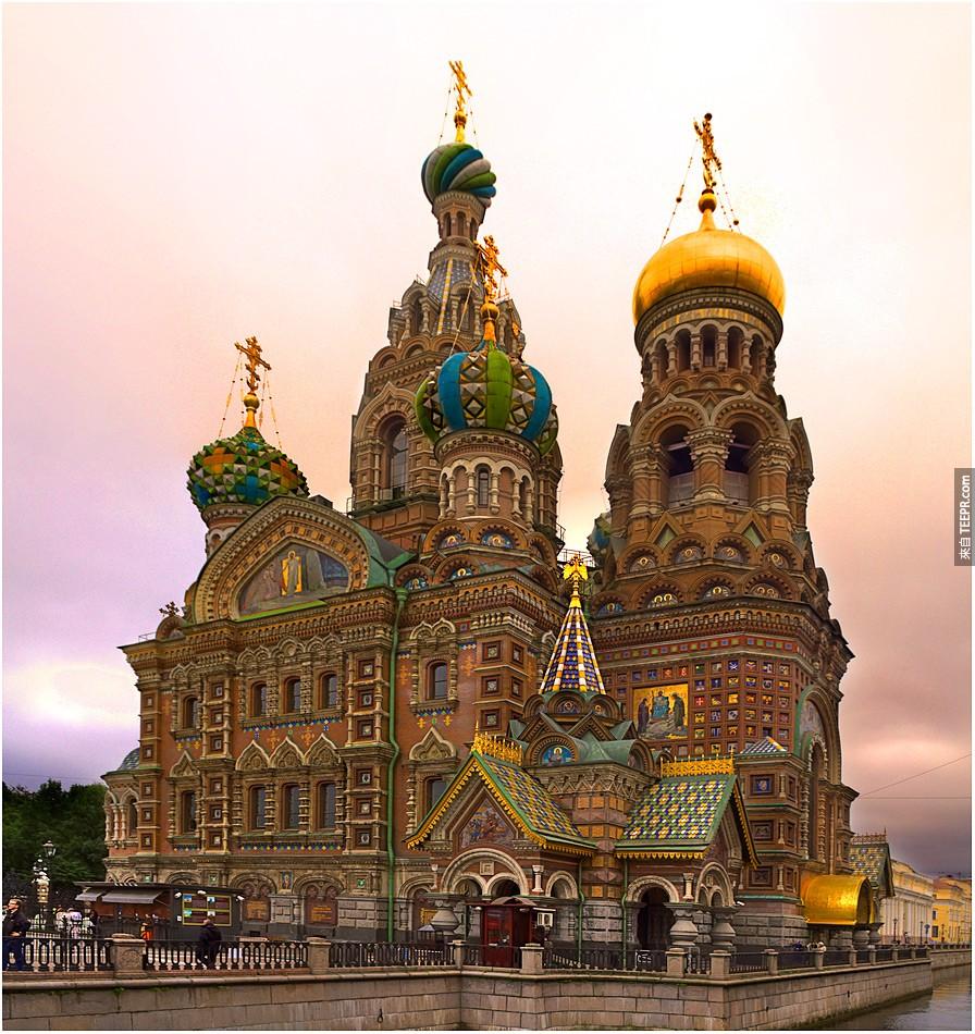 基督喋血大教堂，聖彼得堡，俄羅斯