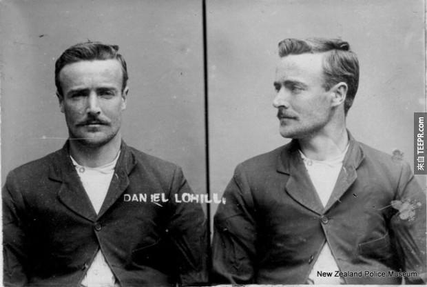 2. Daniel Lohill 的肖像 (一名19世紀紐西蘭的罪犯)。