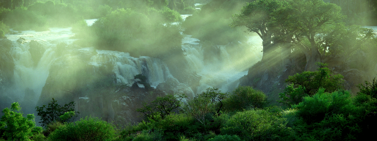 #3. Epupa瀑布，安哥拉/納米比亞