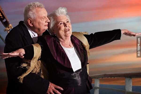 "Titanic" - Erna Rütt (86) and Alfred Kelbch (81)