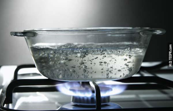 22.) 只要30分鐘，你的身體就可以產生足夠的熱能來煮沸一加崙的水。