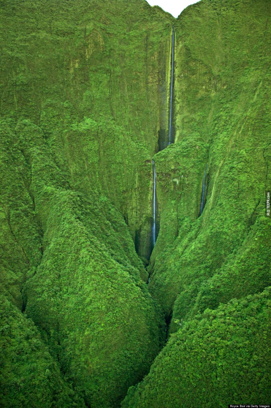 2) Honokohau Falls, Maui.
