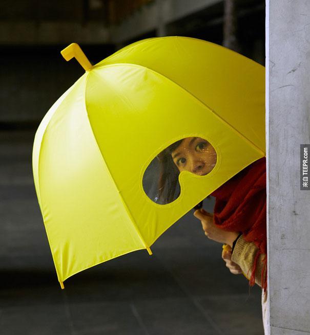 5.)討厭下雨天的人，試試這款傘吧～