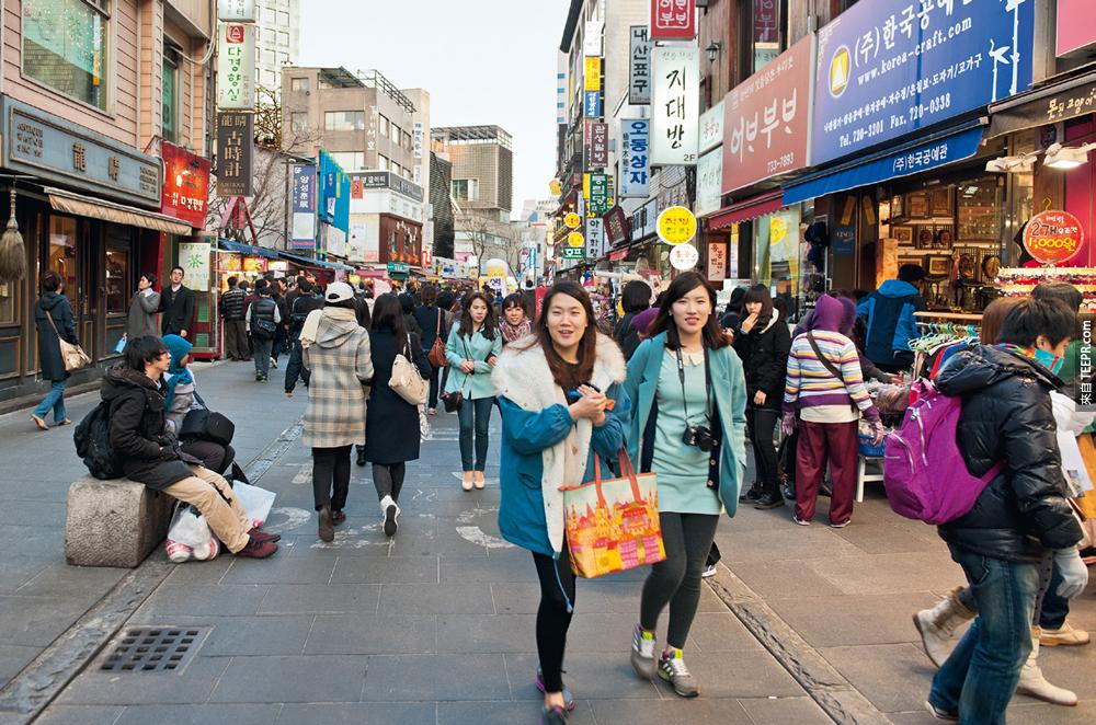 1.) City Street, South Korea