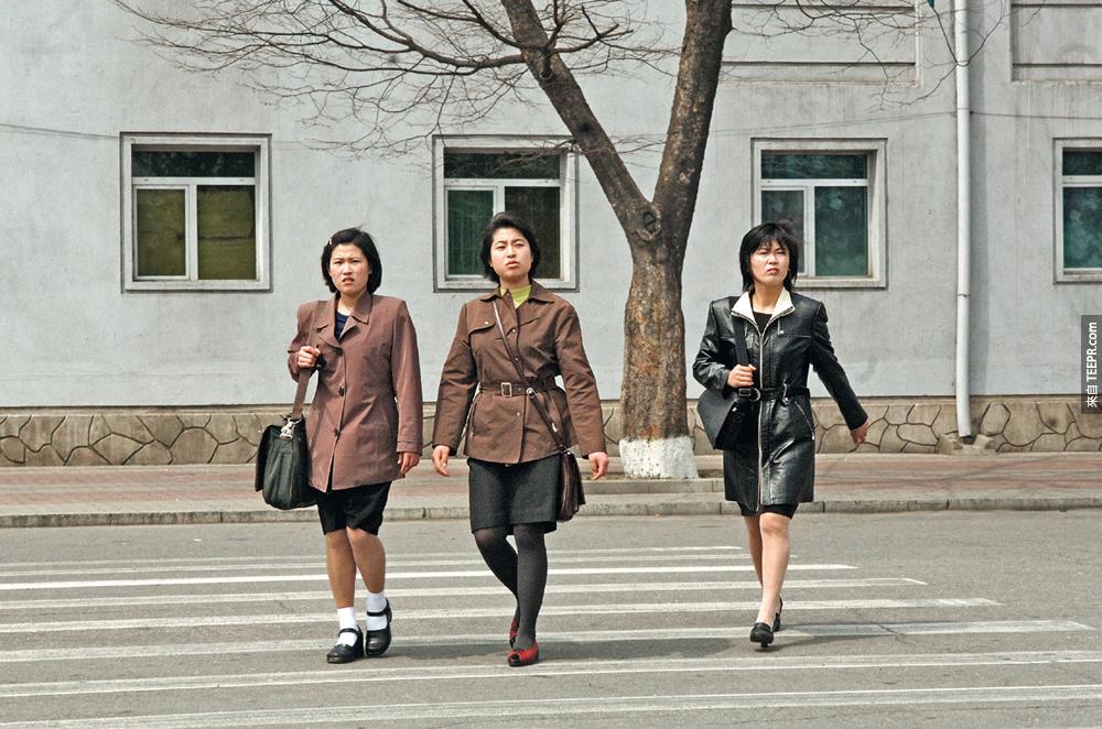 2.) City Street, North Korea