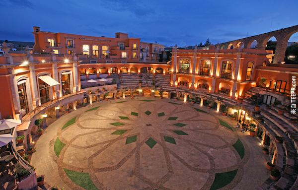 Quinta Real酒店薩卡特卡斯，墨西哥。