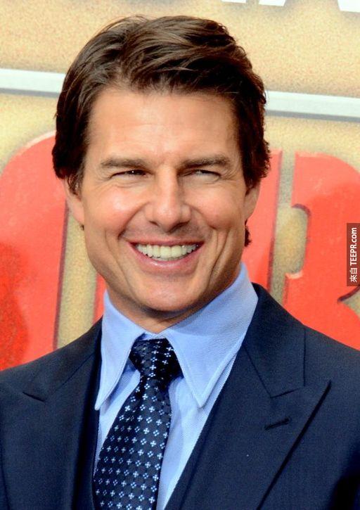 11.) 湯姆克魯斯（ Tom Cruise ）