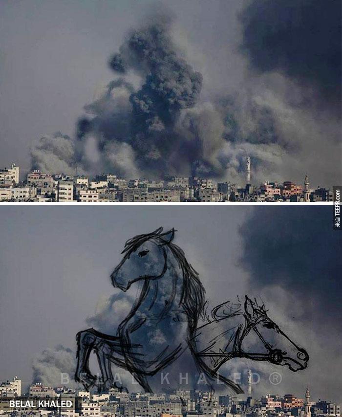 gaza-israel-rocket-strike-smoke-art-21