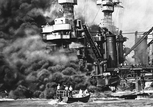 6. Pearl Harbor: There are those who believe former president Franklin D. Roosevelt was aware of the threat on the Hawaiian military base and did nothing about it as a way to convince the American public into supporting the US joining World War II.