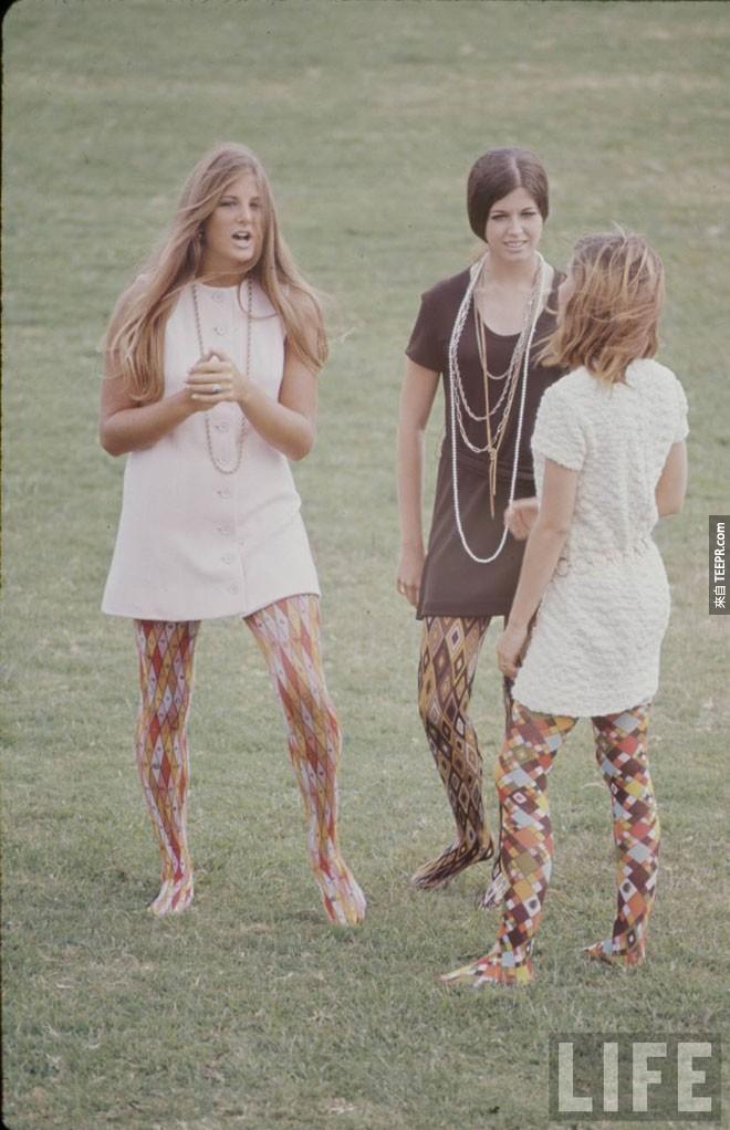 在生活杂志（1969年）高中的时尚功能。