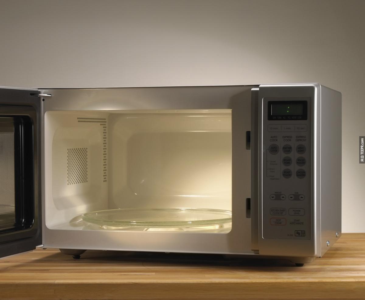 13.  Nothing: Without anything to focus the microwaves on, you will literally cause the microwave to cook itself and self-destruct. Don't say we didn't warn you.