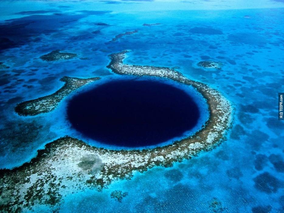 蓝洞潜水：安伯格里斯岛(Ambergris Caye)伯利兹(Belize)
