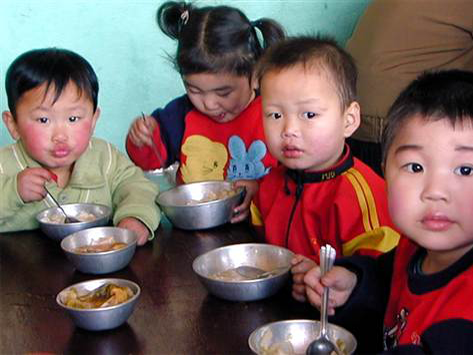 600 万北韩人缺乏粮食和全国有 33 ％的儿童长期营养不良。