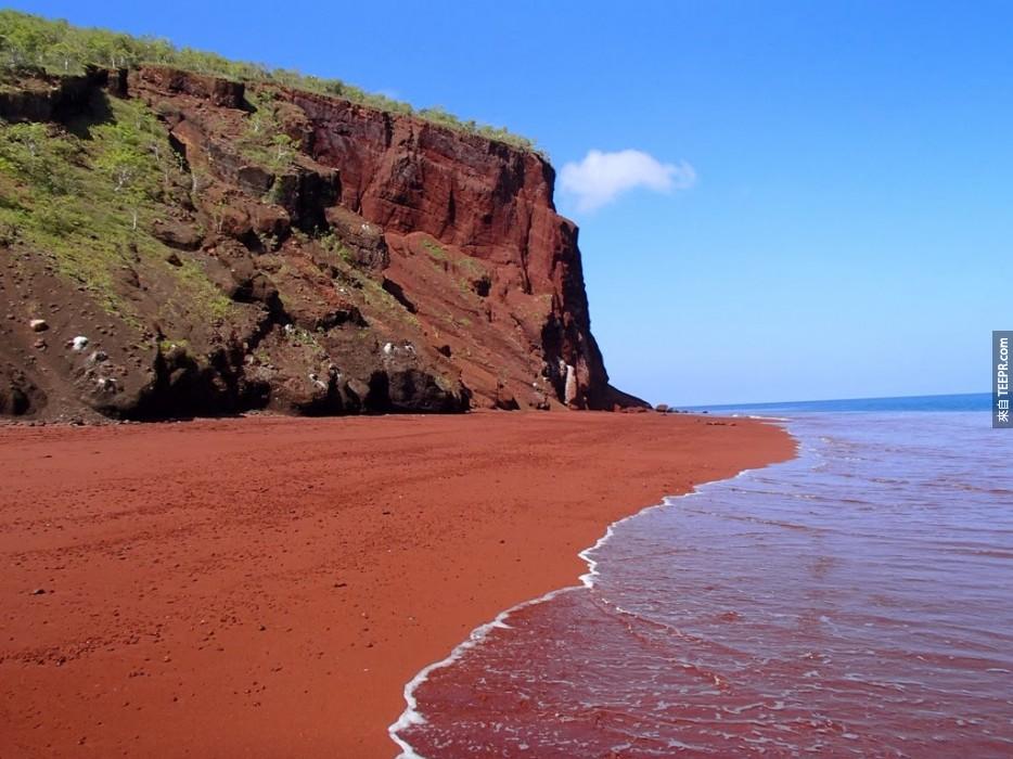 红色沙滩: