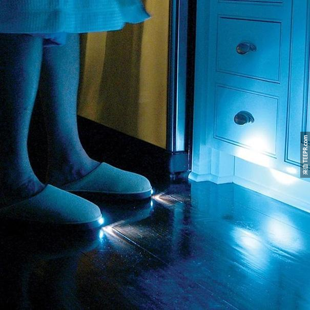 6.) This is how you prevent people from breaking their toes in the middle of the night.